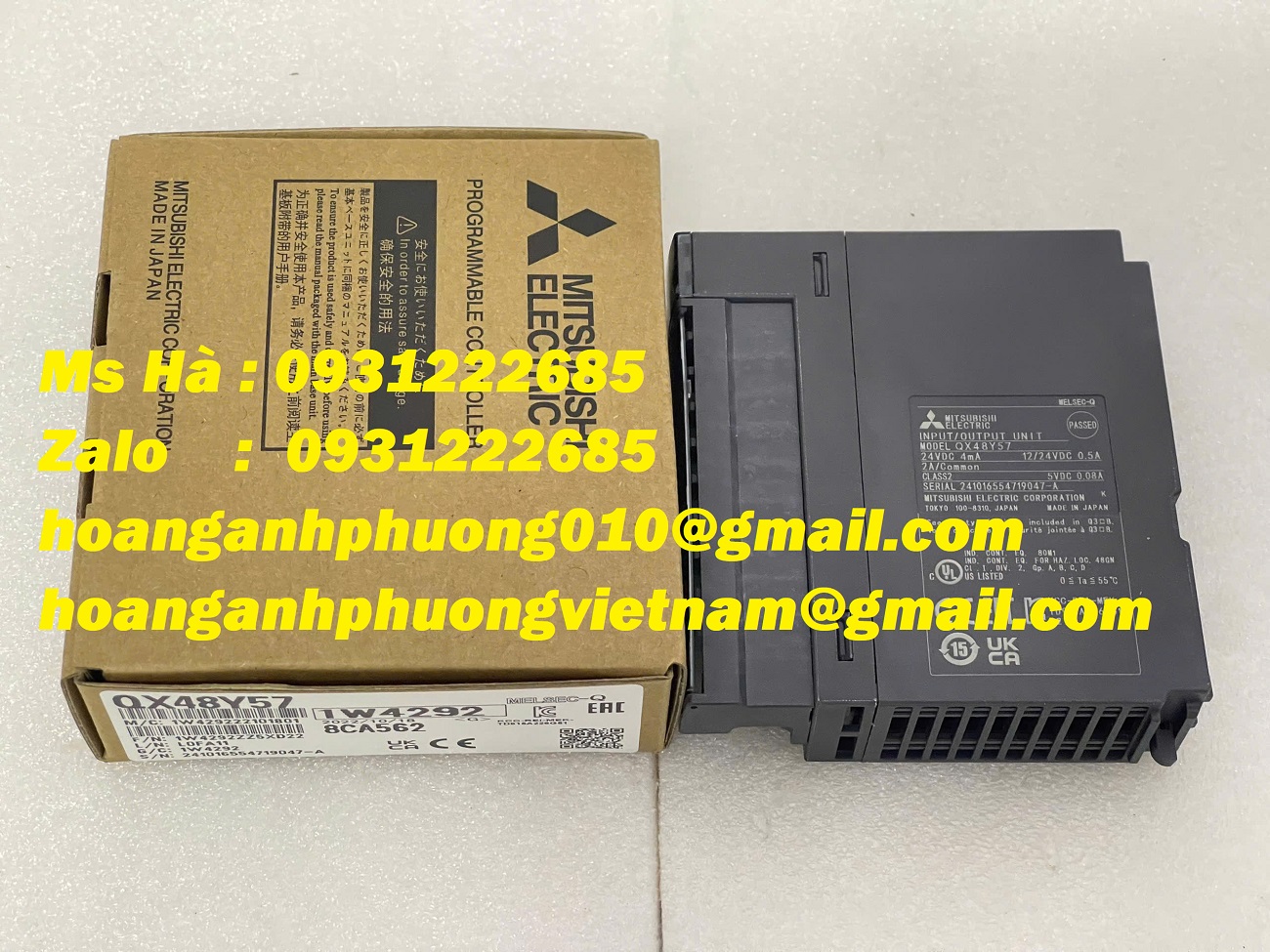 Mitsubishi QX48Y57 mô đun I/O chính hãng - mô đun điều khiển